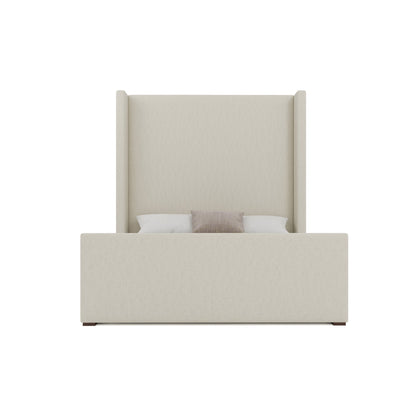 Aylet Plain Luxe Footboard Upholstered Bed