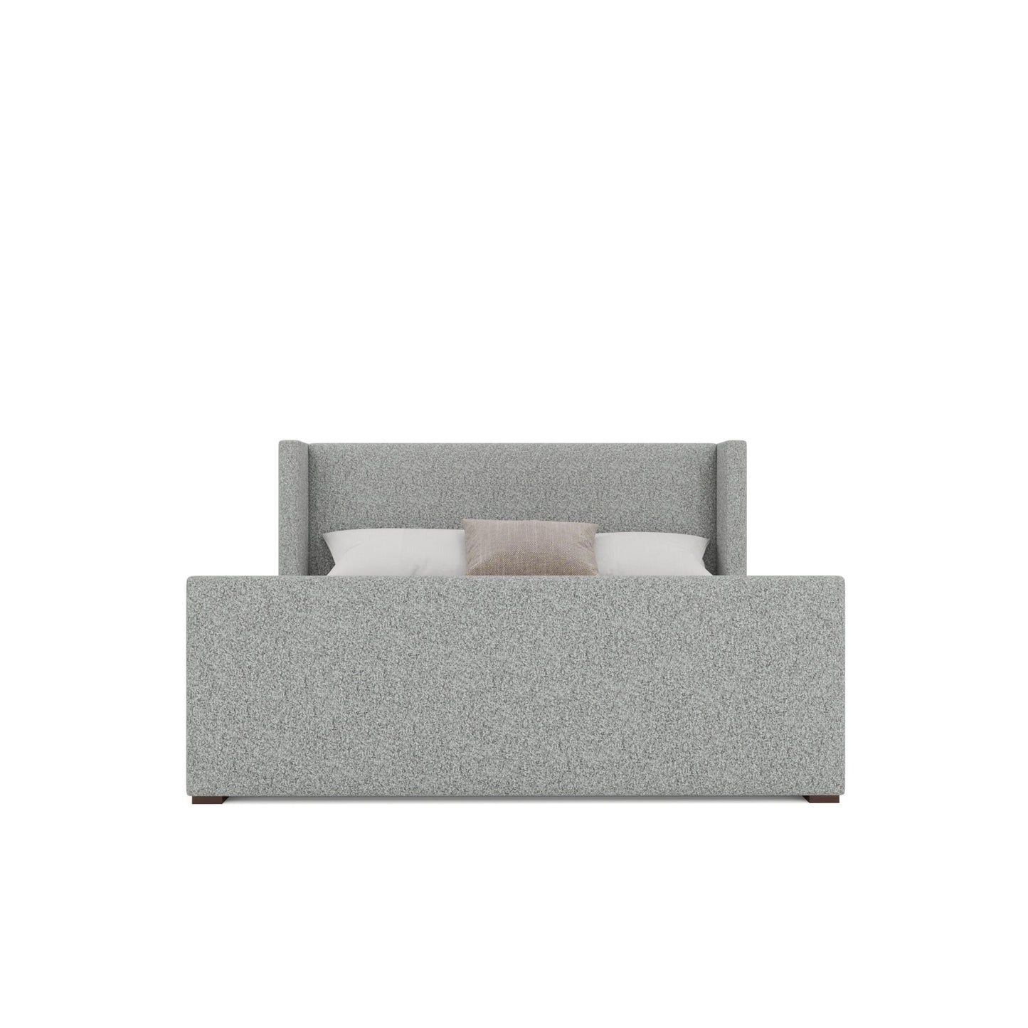 Aylet Plain Luxe Footboard Upholstered Bed
