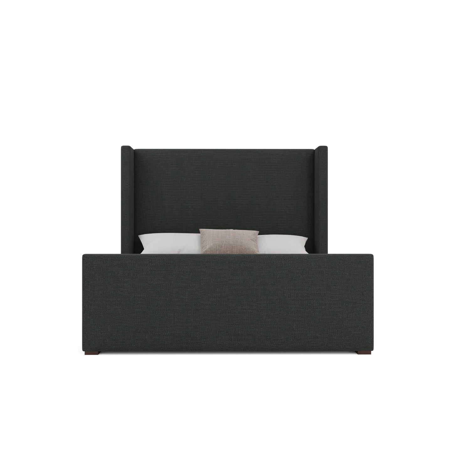 Aylet Plain Luxe Footboard Upholstered Bed