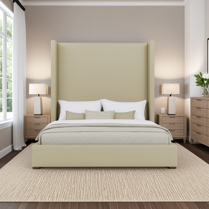Aylet Plain Upholstered Bed