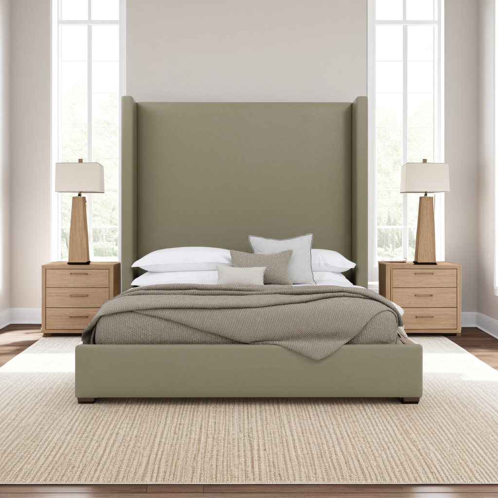 Aylet Plain Upholstered Bed