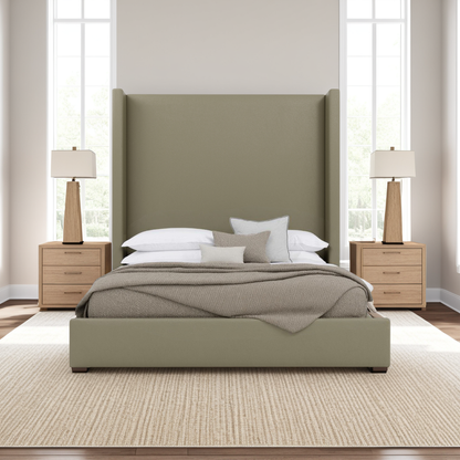 Aylet Plain Upholstered Bed