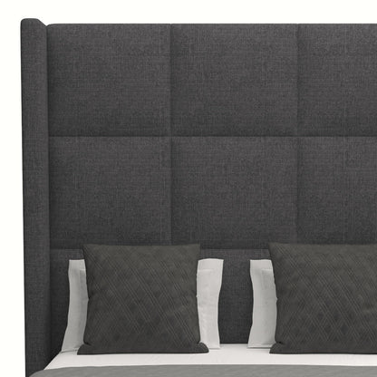 Aylet Square Tufted Height Bed