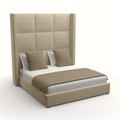 Aylet Square Tufted Height Bed