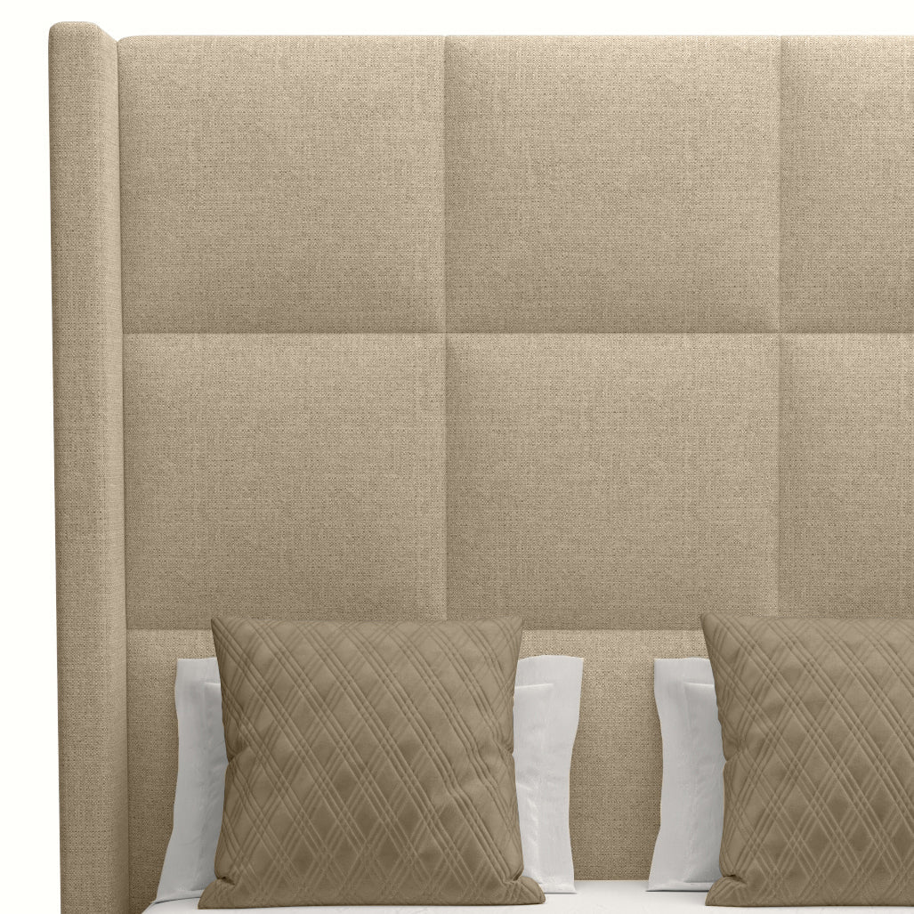 Aylet Square Tufted Height Bed