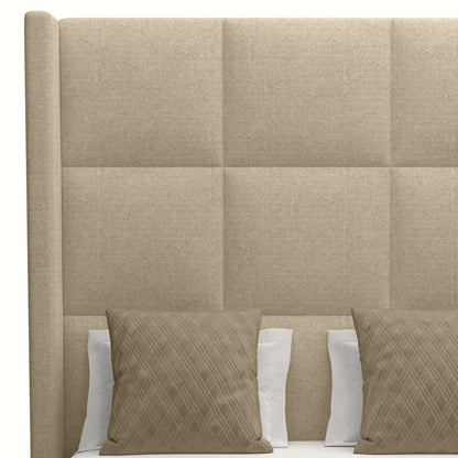 Aylet Square Tufted Height Bed