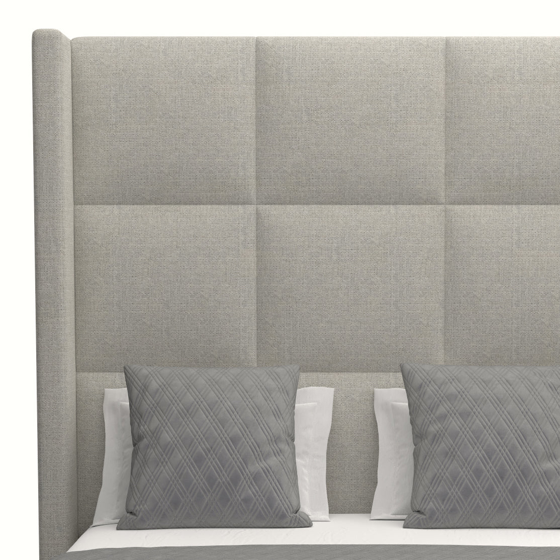 Aylet Square Tufted Height Bed