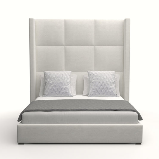 Aylet Square Tufted Height Bed