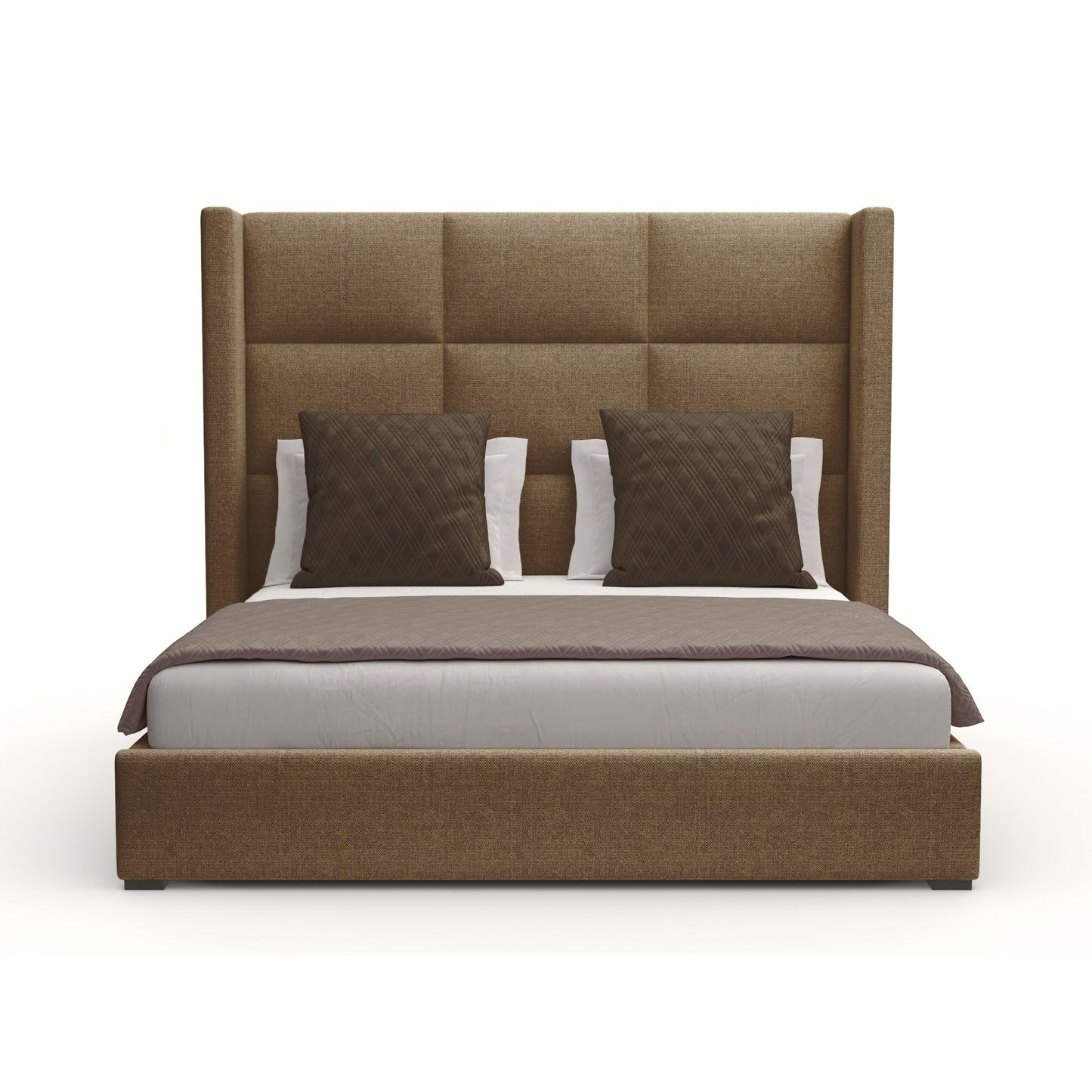 Aylet Square Tufted Height Bed