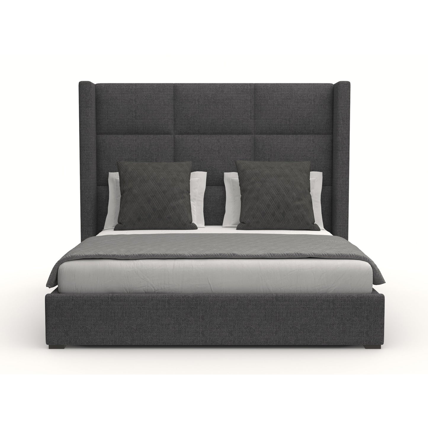 Aylet Square Tufted Height Bed