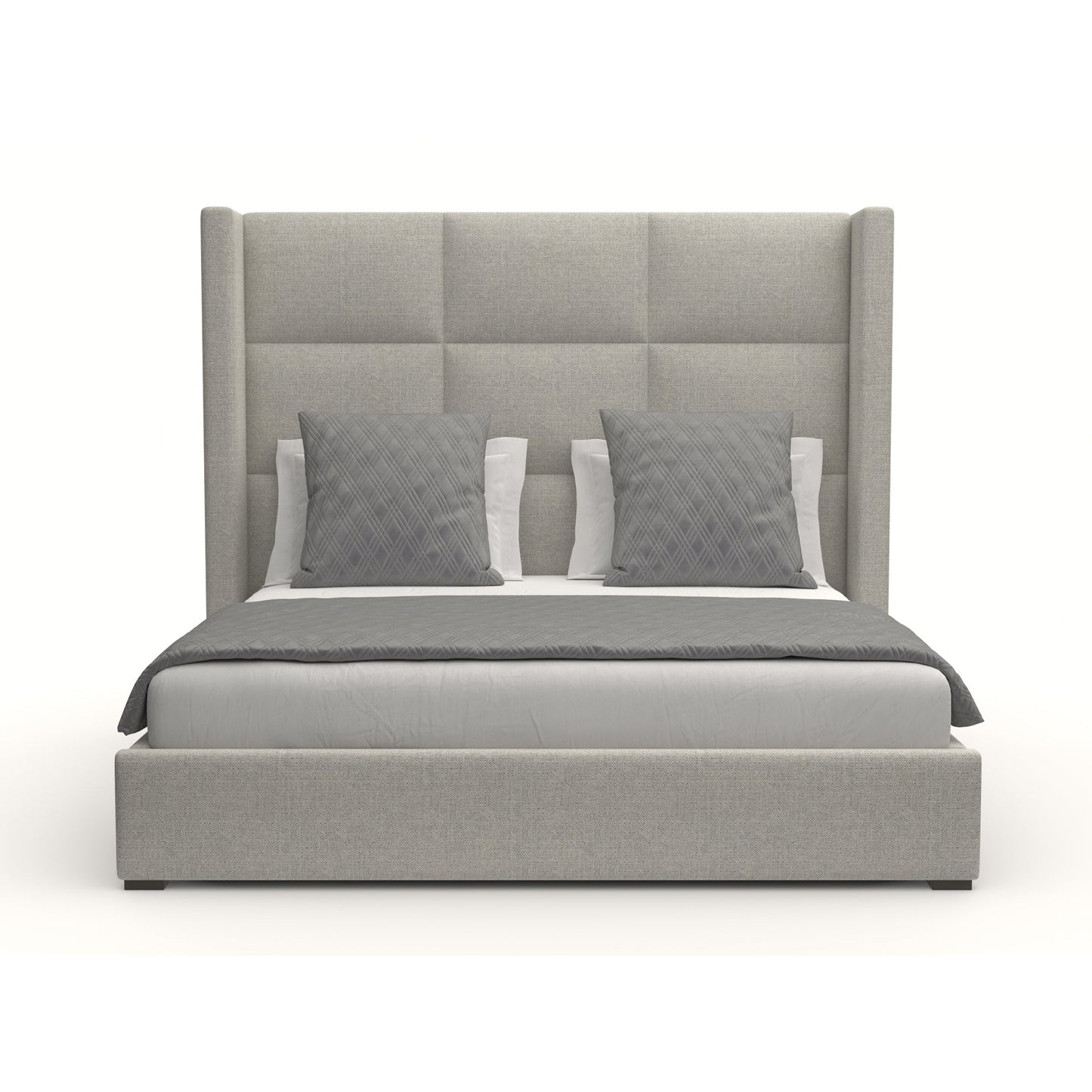 Aylet Square Tufted Height Bed