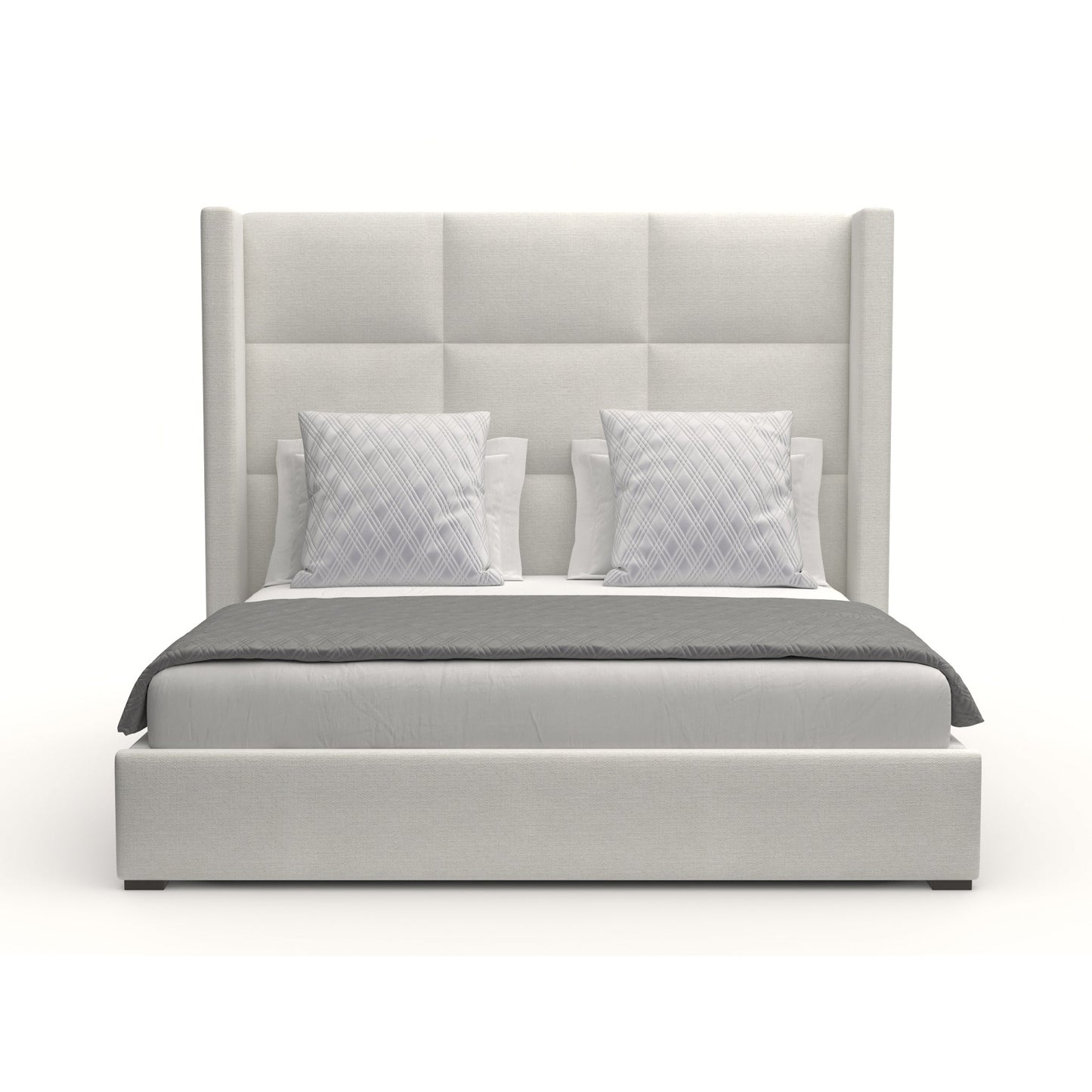 Aylet Square Tufted Height Bed