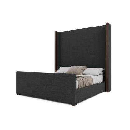 Irenne Luxe Plain Footboard Upholstered Bed