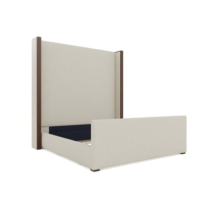 Irenne Luxe Plain Footboard Upholstered Bed