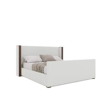 Irenne Luxe Plain Footboard Upholstered Bed