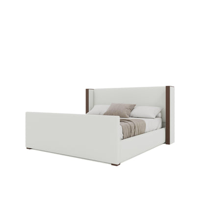 Irenne Luxe Plain Footboard Upholstered Bed