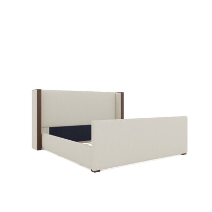 Irenne Luxe Plain Footboard Upholstered Bed