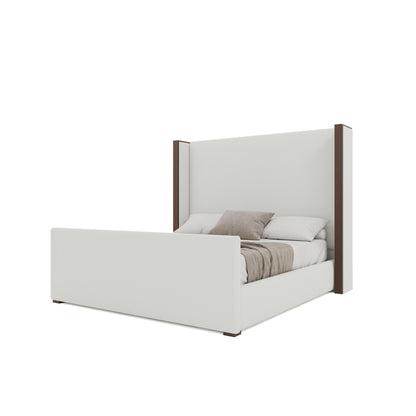 Irenne Luxe Plain Footboard Upholstered Bed