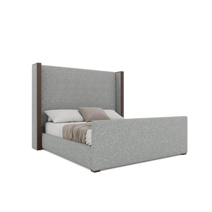 Irenne Luxe Plain Footboard Upholstered Bed