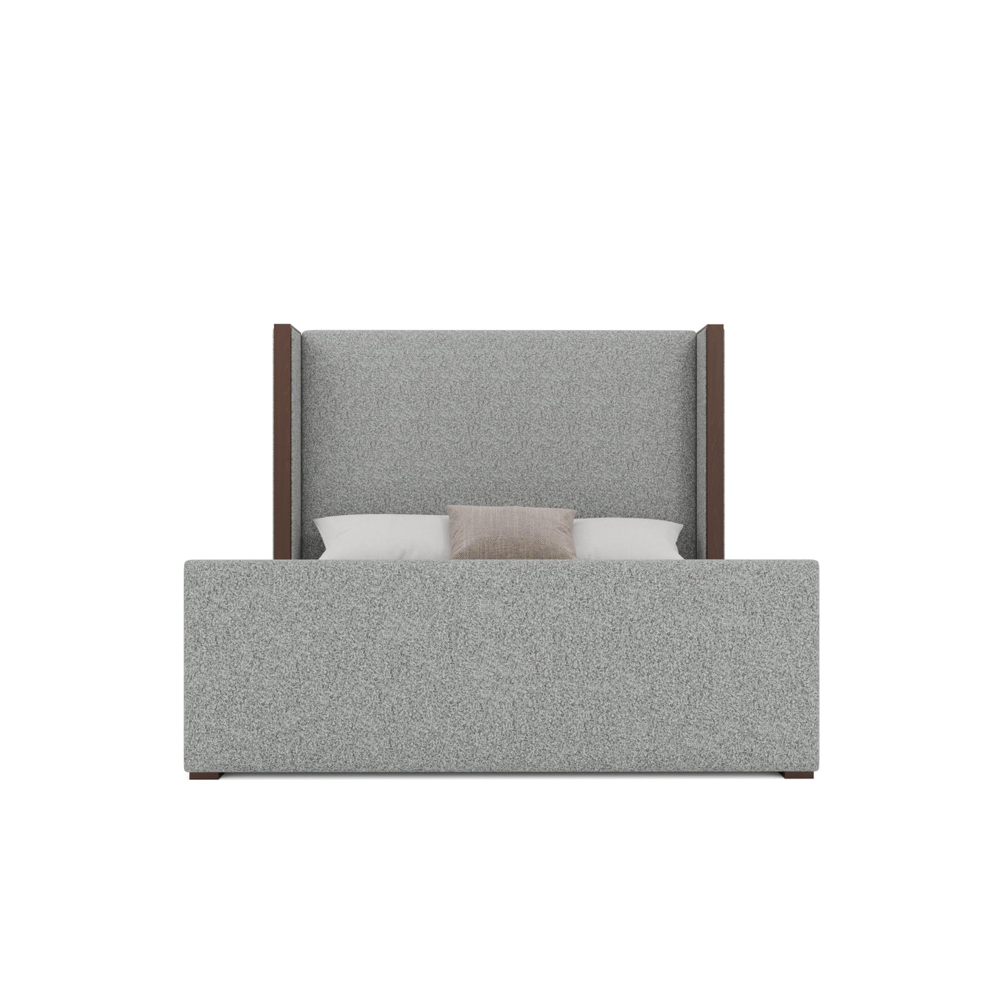 Irenne Luxe Plain Footboard Upholstered Bed