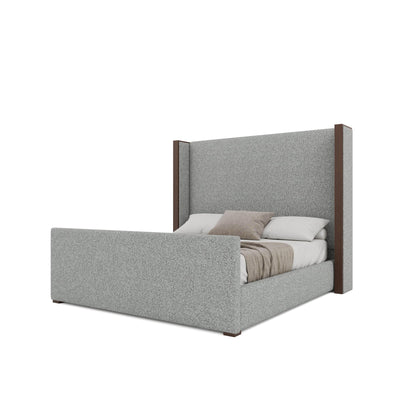 Irenne Luxe Plain Footboard Upholstered Bed