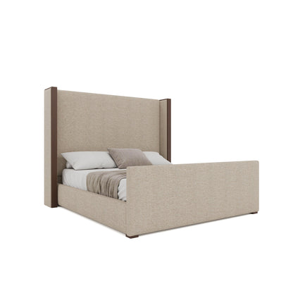 Irenne Luxe Plain Footboard Upholstered Bed
