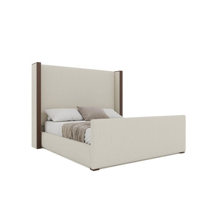 Irenne Luxe Plain Footboard Upholstered Bed