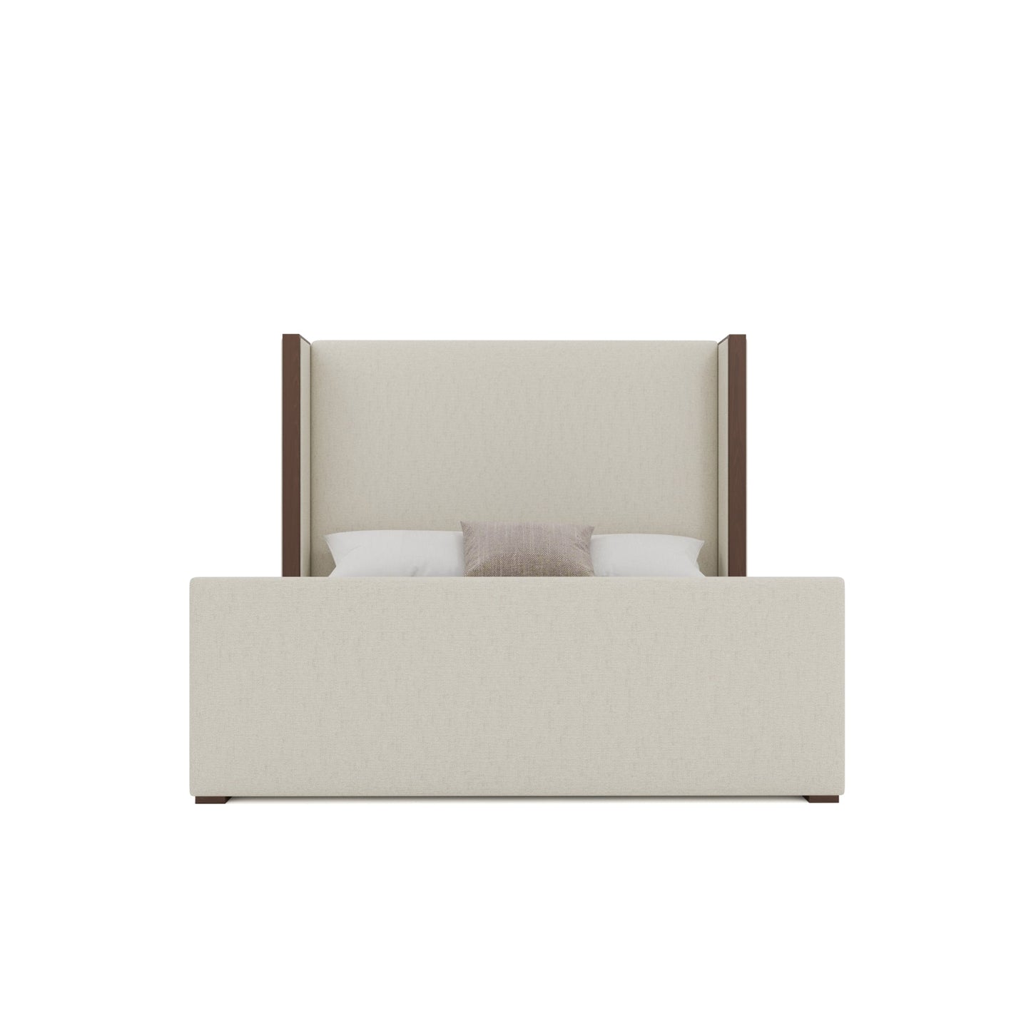 Irenne Luxe Plain Footboard Upholstered Bed