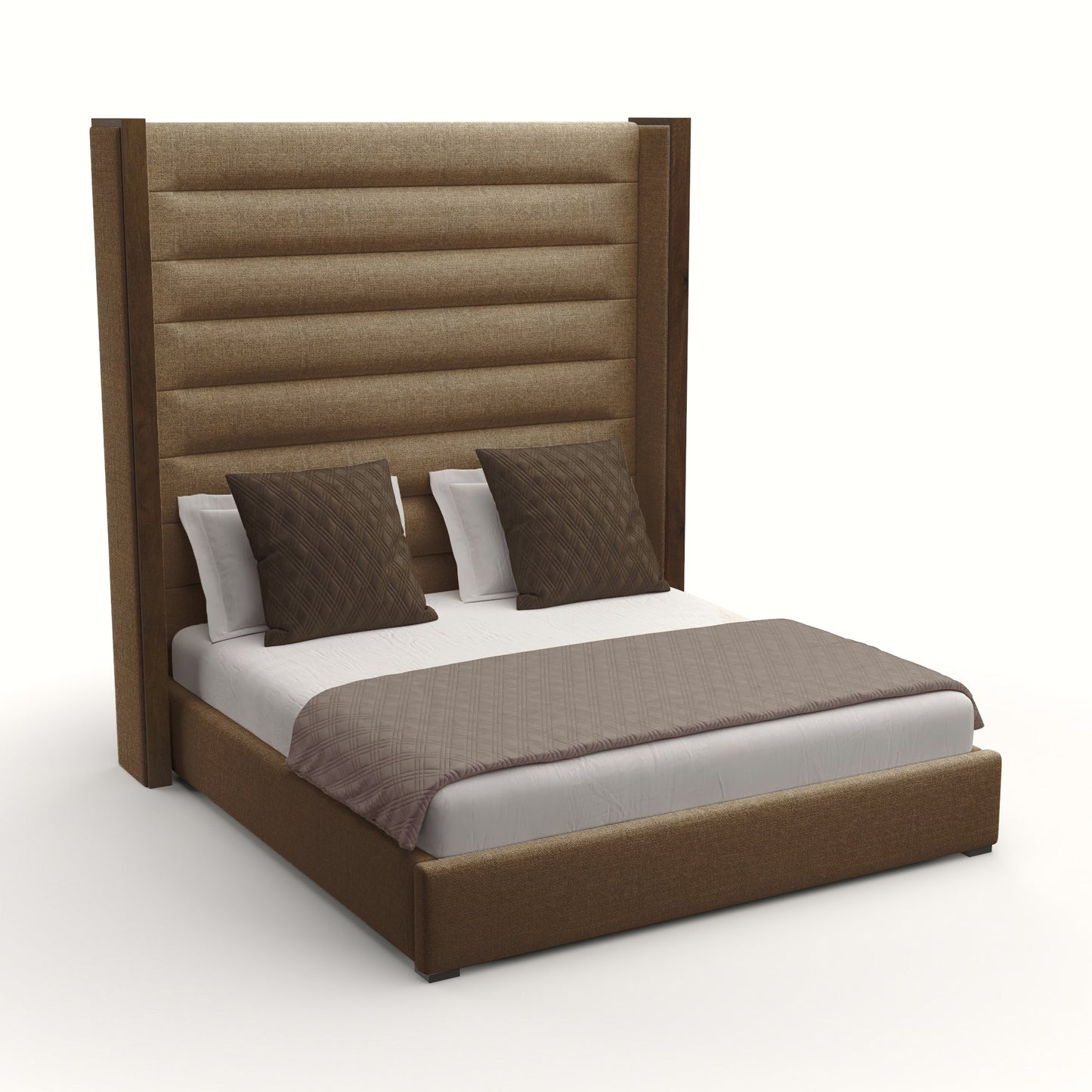Irenne Horizontal Channel Tufting Height Bed