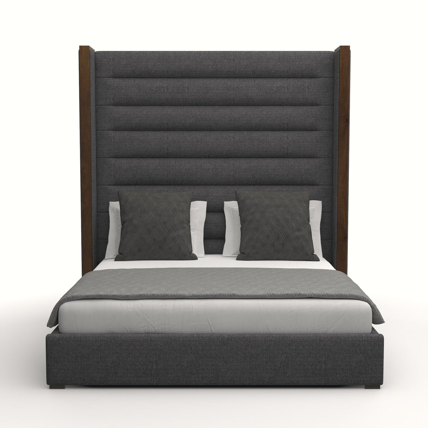 Irenne Horizontal Channel Tufting Height Bed