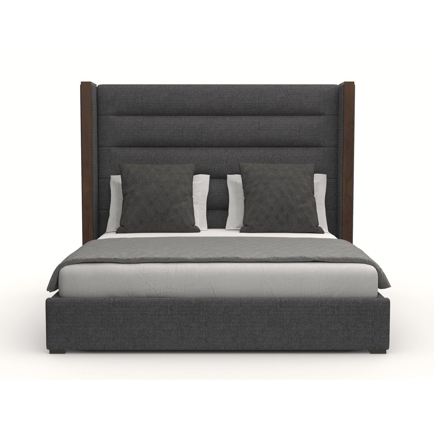 Irenne Horizontal Channel Tufting Height Bed