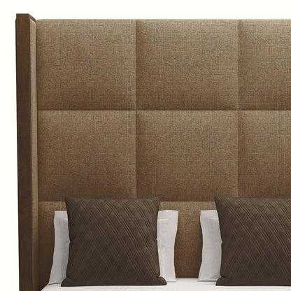 Irenne Square Tufted Height Bed