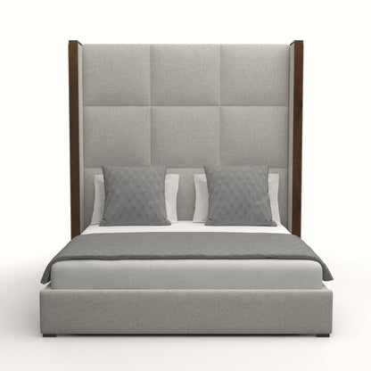 Irenne Square Tufted Height Bed