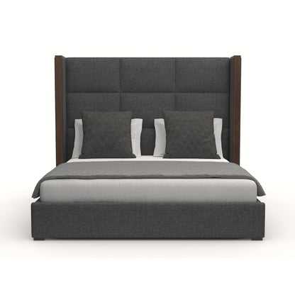 Irenne Square Tufted Height Bed