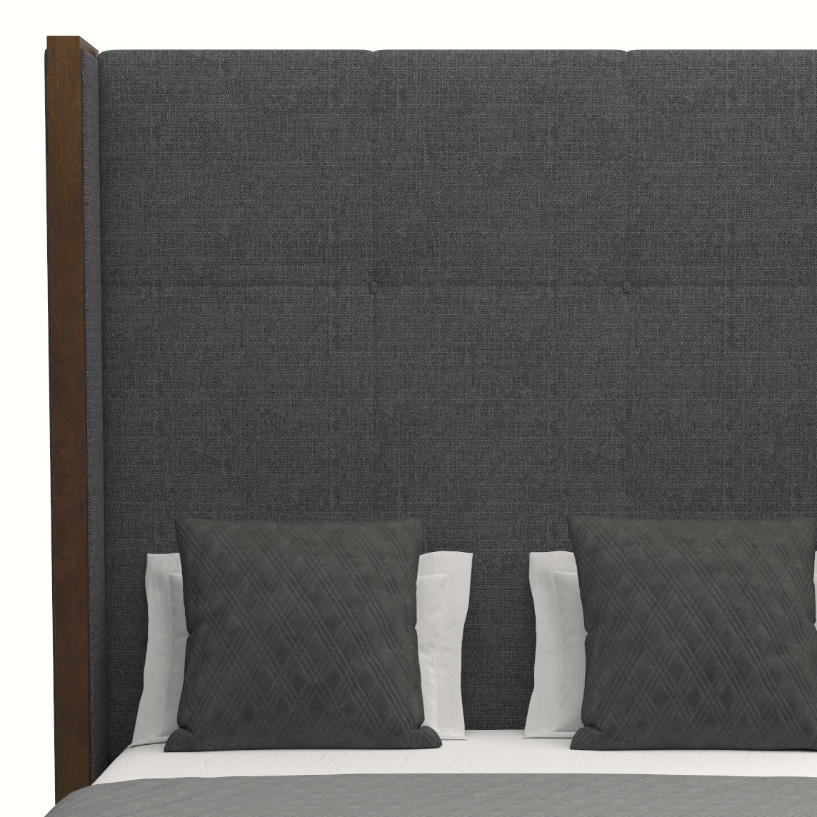 Irenne Simple Tufted Height Bed