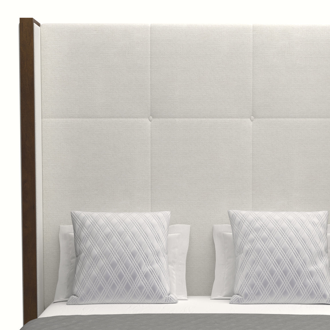 Irenne Simple Tufted Height Bed