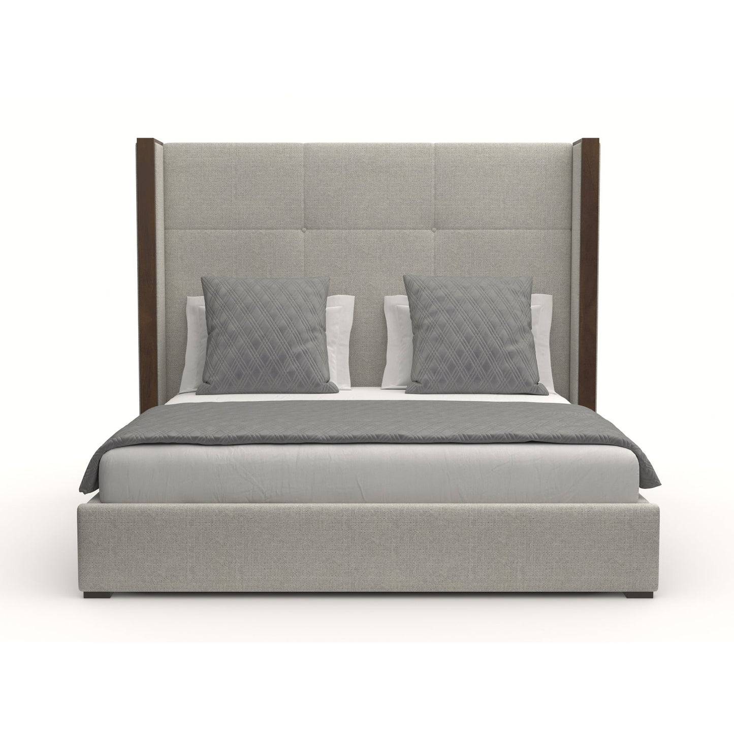 Irenne Simple Tufted Height Bed
