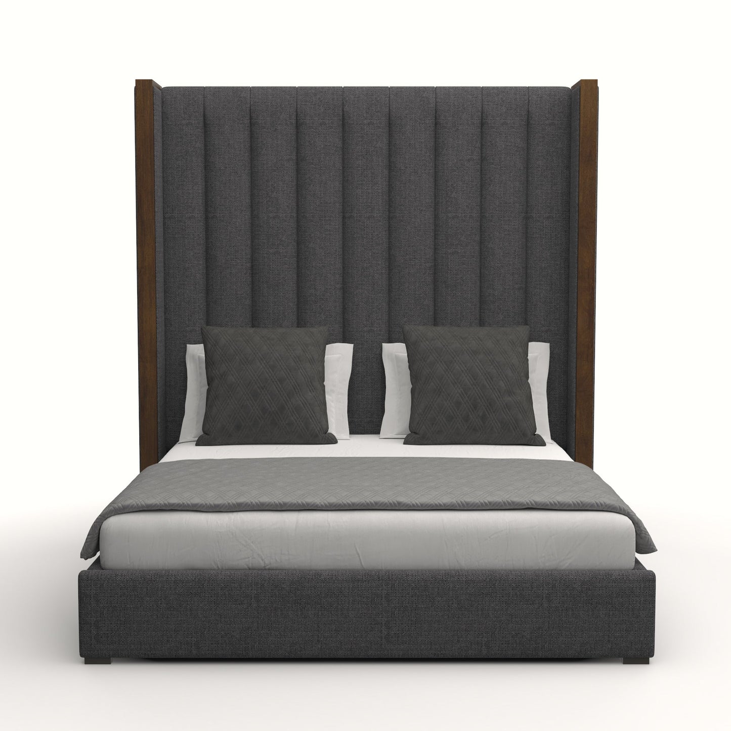 Irenne Vertical Channel Tufting Height Bed
