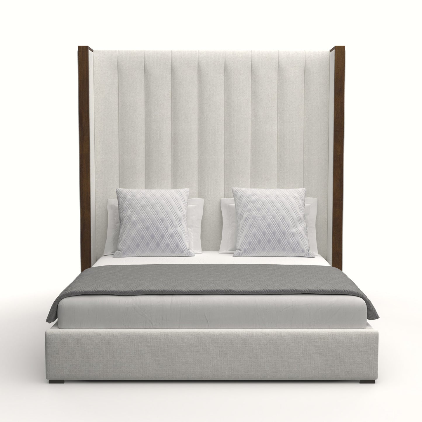Irenne Vertical Channel Tufting Height Bed