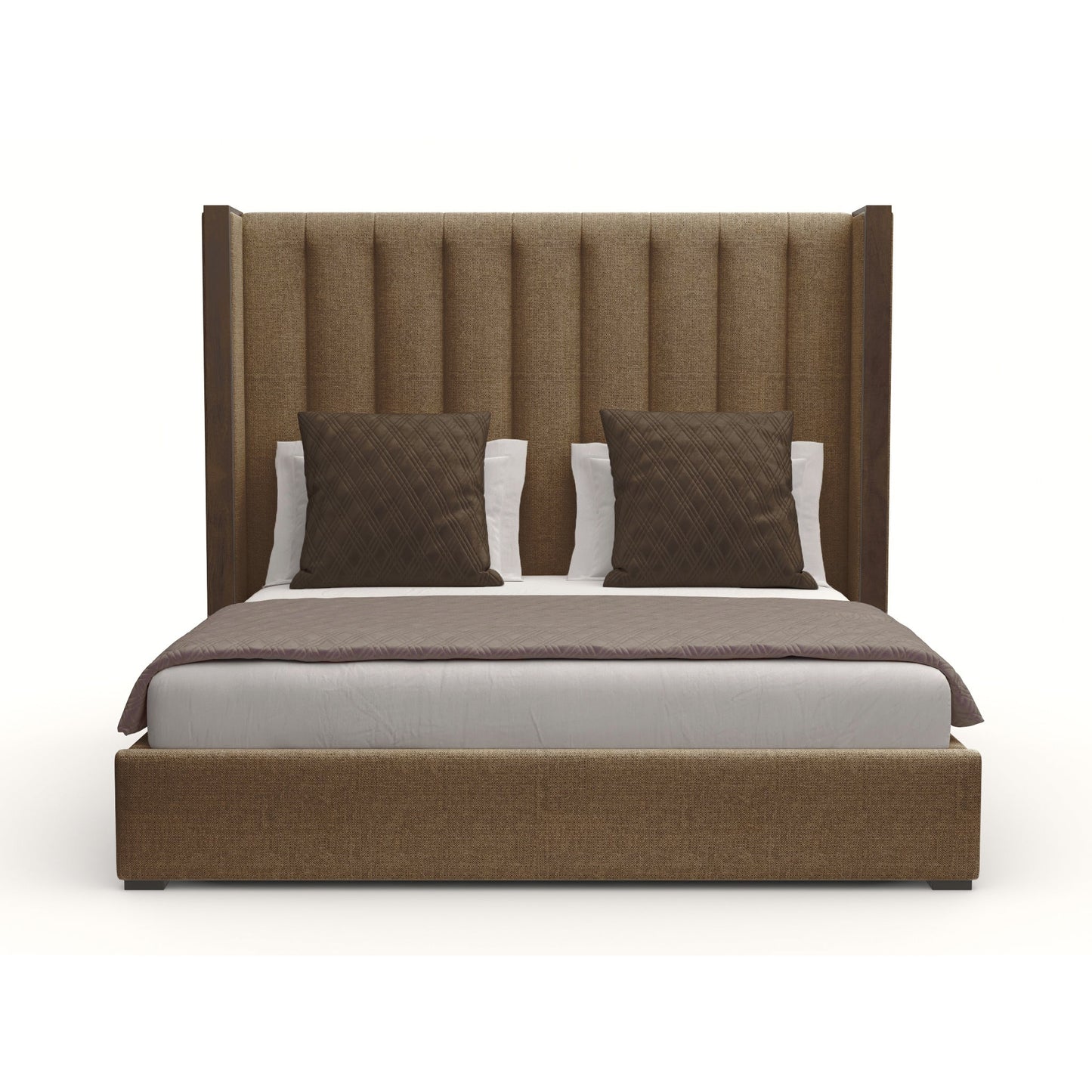 Irenne Vertical Channel Tufting Height Bed