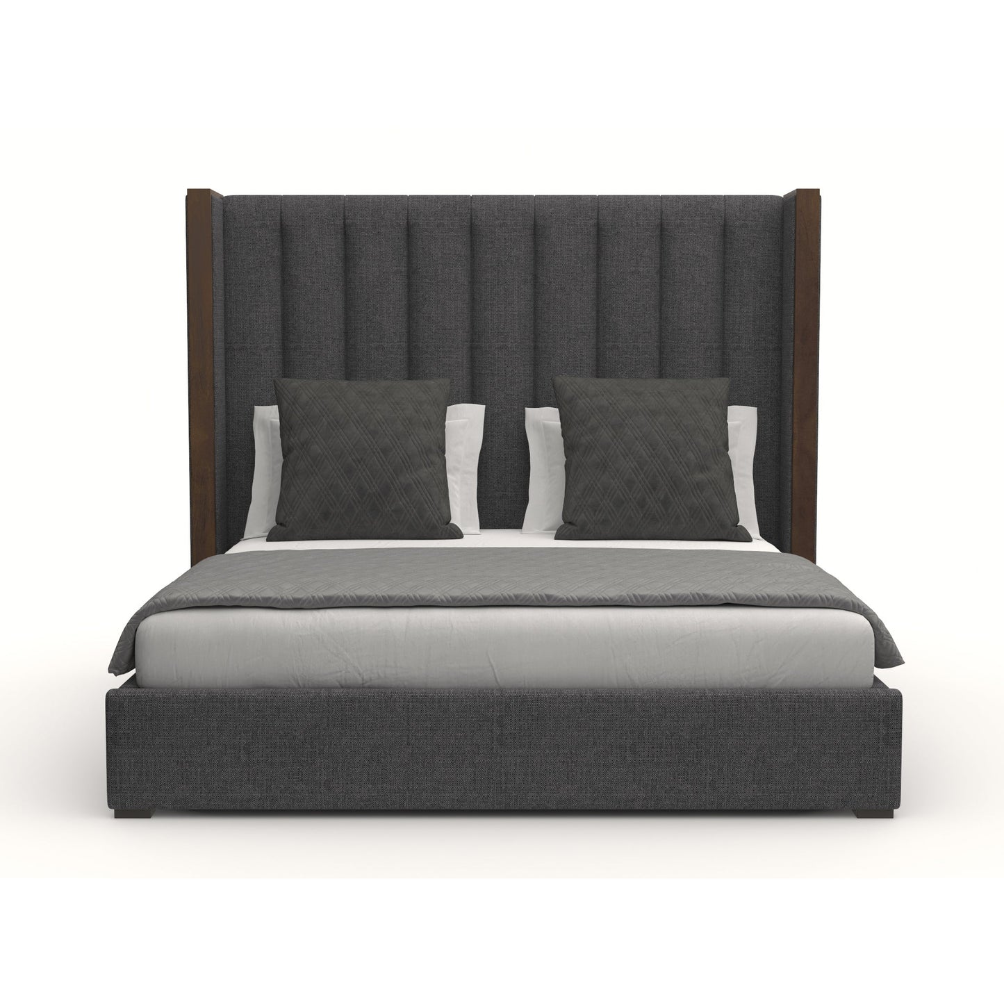 Irenne Vertical Channel Tufting Height Bed
