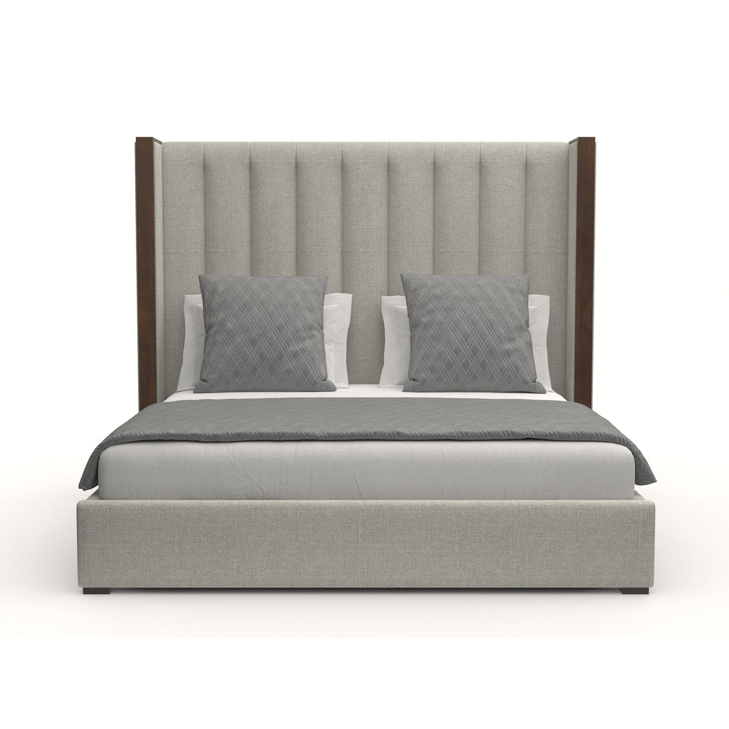 Irenne Vertical Channel Tufting Height Bed
