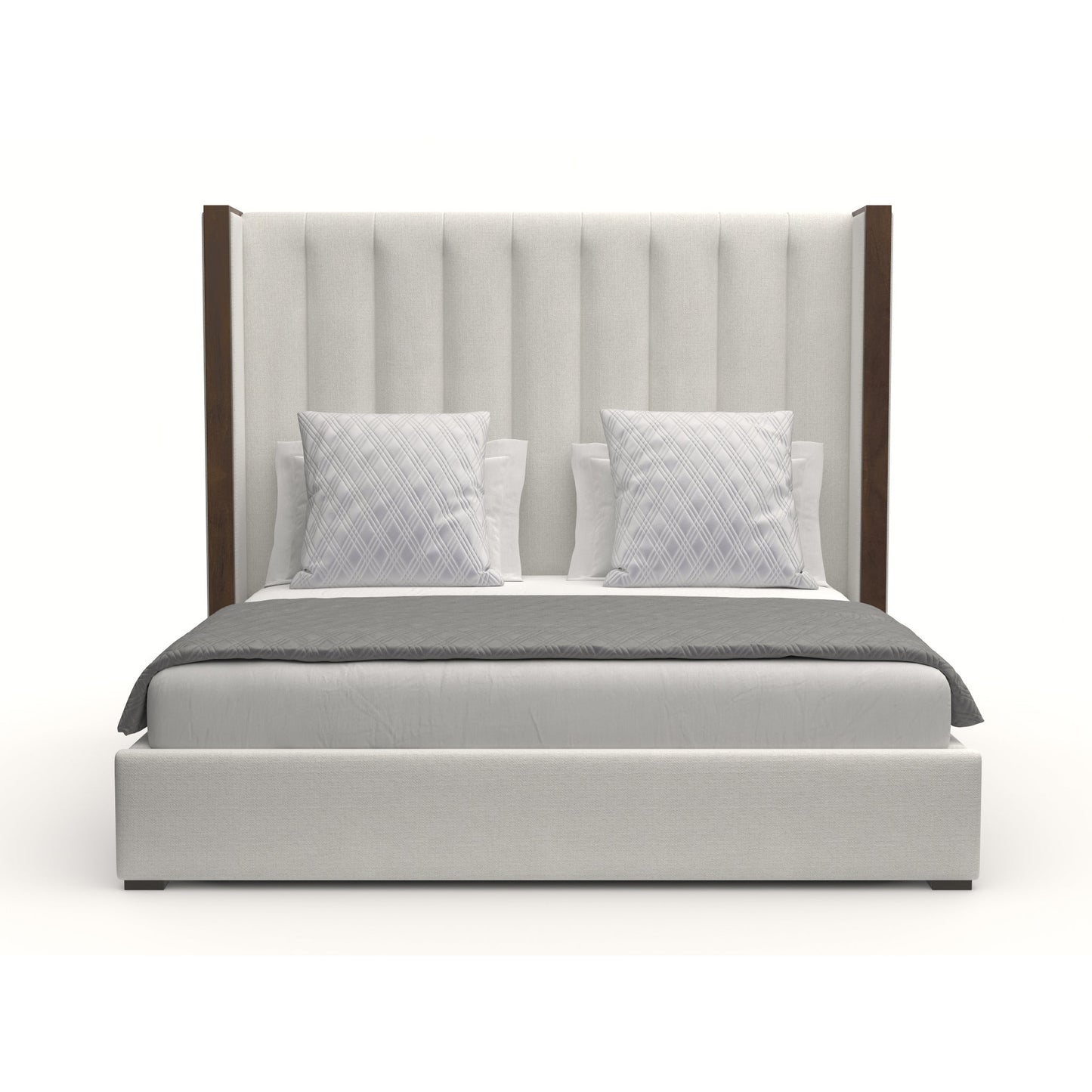 Irenne Vertical Channel Tufting Height Bed