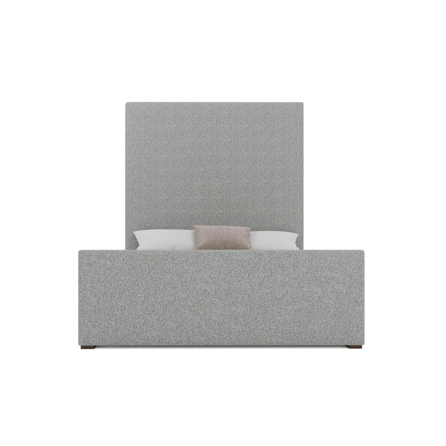 Moyra Plain Luxe Footboard Upholstered Bed
