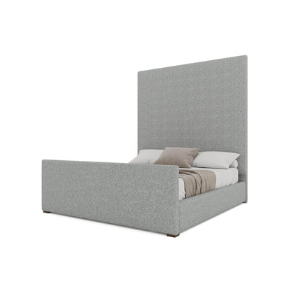 Moyra Plain Luxe Footboard Upholstered Bed