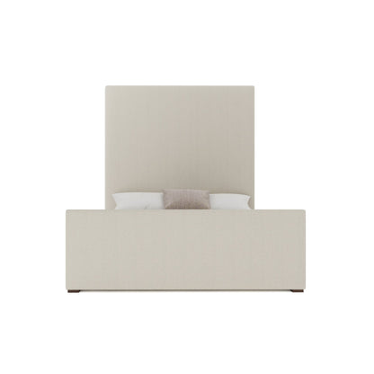 Moyra Plain Luxe Footboard Upholstered Bed