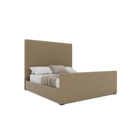 Moyra Plain Luxe Footboard Upholstered Bed