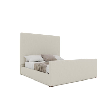 Moyra Plain Luxe Footboard Upholstered Bed