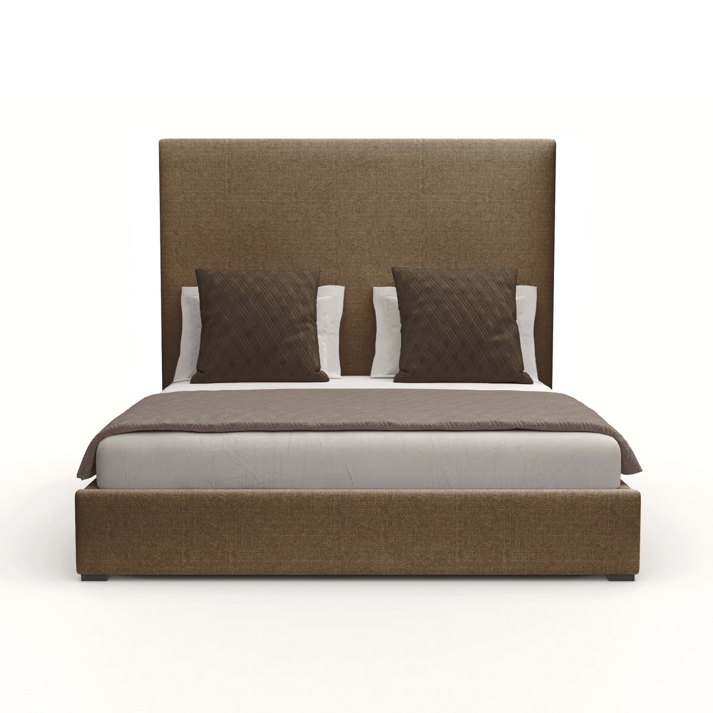 Moyra Plain Upholstered Bed