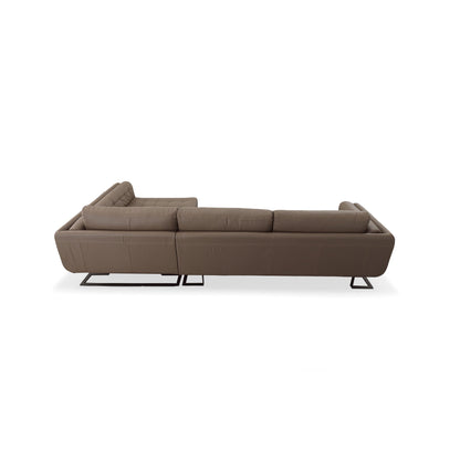 Brava Leather Sofa with Chaise